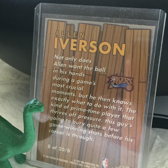 Allen Iverson 1997 NBA BOSS Card - Picture 3 of 6